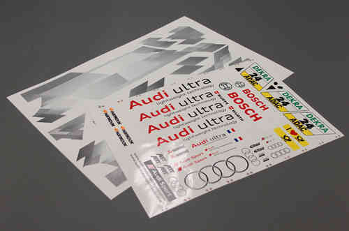 Audi RS5 DTM 2013 Dekorbogen "Audi Ultra" 2-teilig / 8C + 2C/Offset